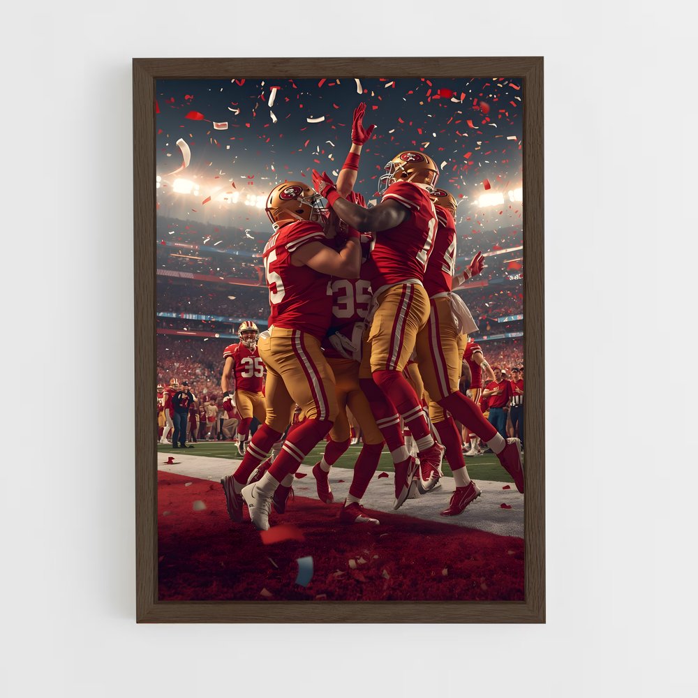 Poster Victoire 49ers (vue 5)